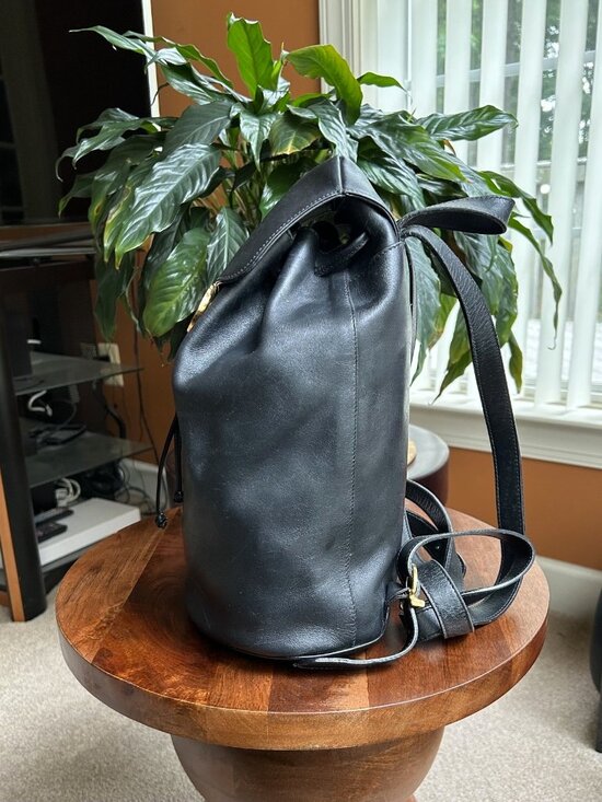 SALVATORE FERRAGAMO Gancini Leather Backpack, Black main image 8